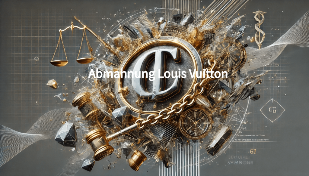 Illustration zu eine Abmahnung von Louis Vuitton
