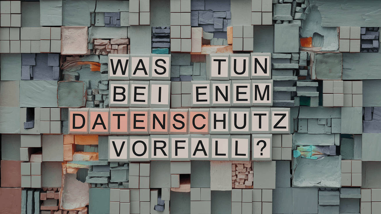 Was tun bei einem Datenschutzvorfall