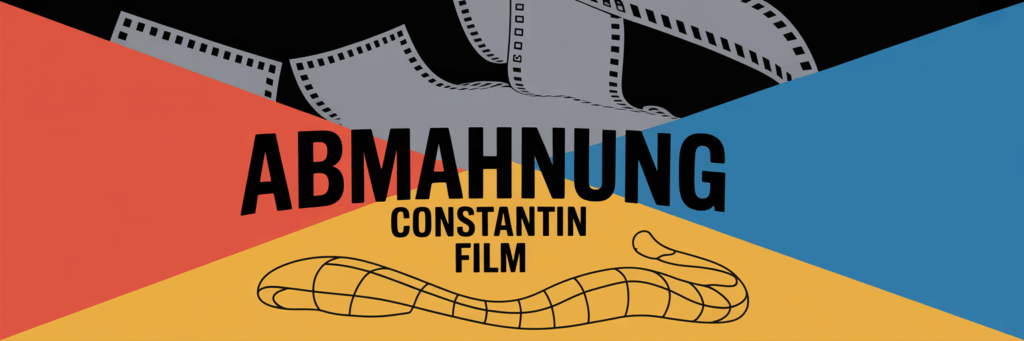 Eine abstrakte Illustration zu Abmahnung Constantin Film
