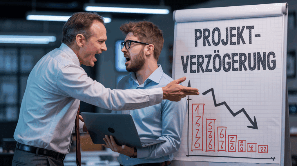 Streit im Softwareprojekt führt zu teuren Verzögerungen.