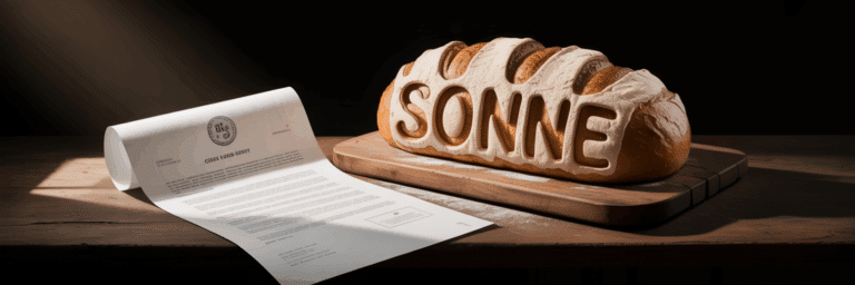 Eine Abmahnung wegen Nutzung der Marke Sonne für Backwaren