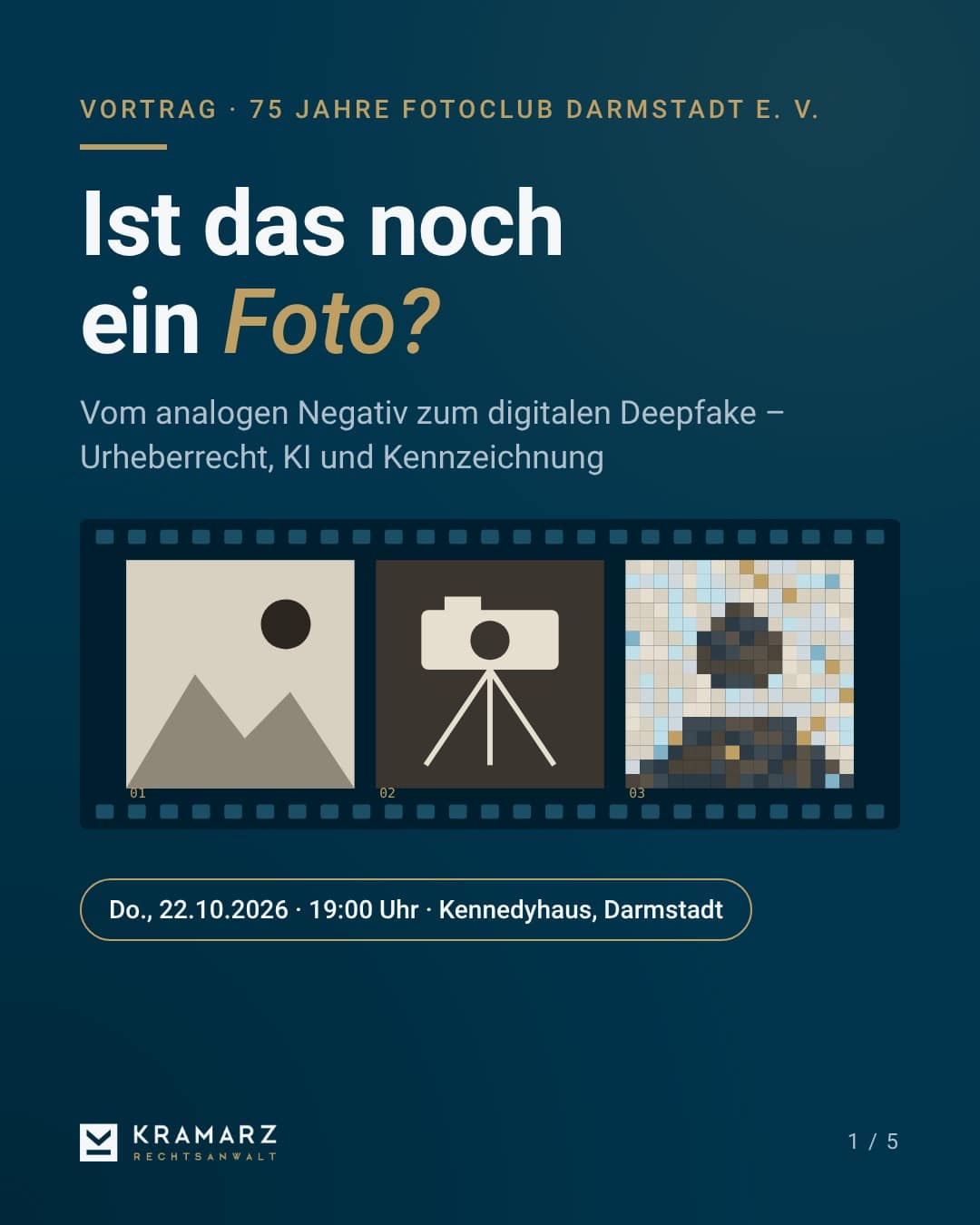 Ist das noch ein Foto? Vortrag am 22.10.2026, 19:00 Uhr, Kennedyhaus Darmstadt